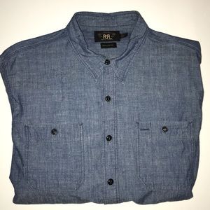 RRL Indigo Chambray workshirt